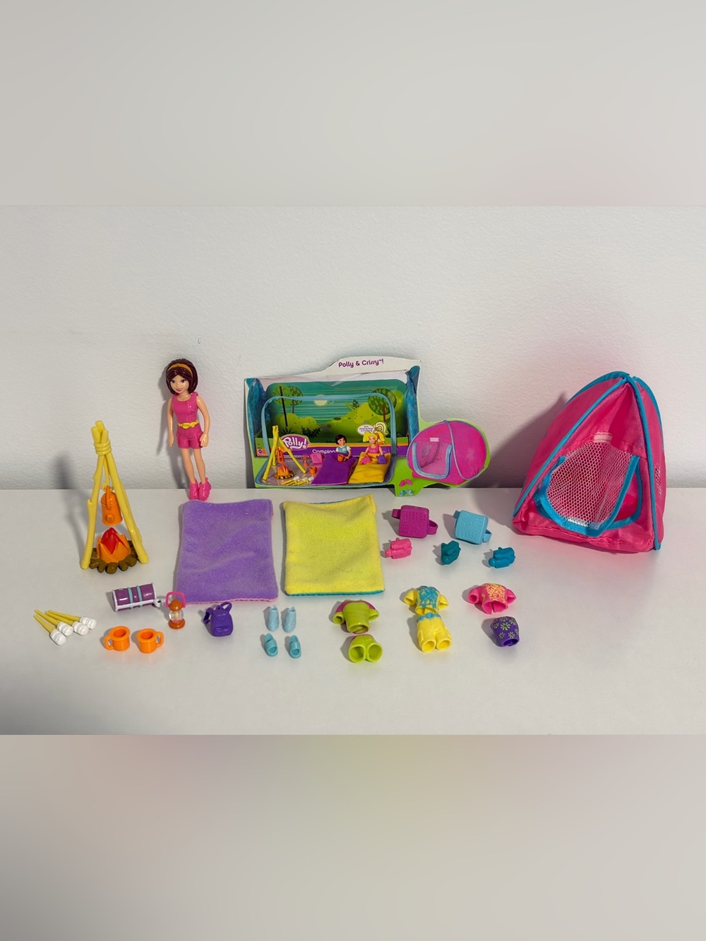 Polly Pocket camping out htf rare 2003